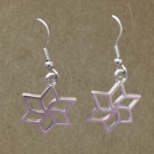 Silver Star Earrings